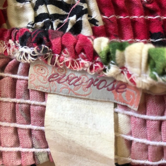 Eva Rose Strapless Empire Waist Floral Dress - Picture 3 of 3